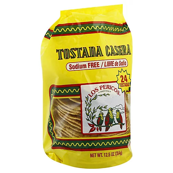 Los Pericos Round Tostada