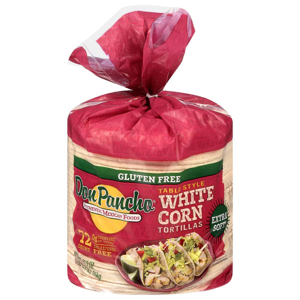 Don Pancho White Corn Tortilla 72ct