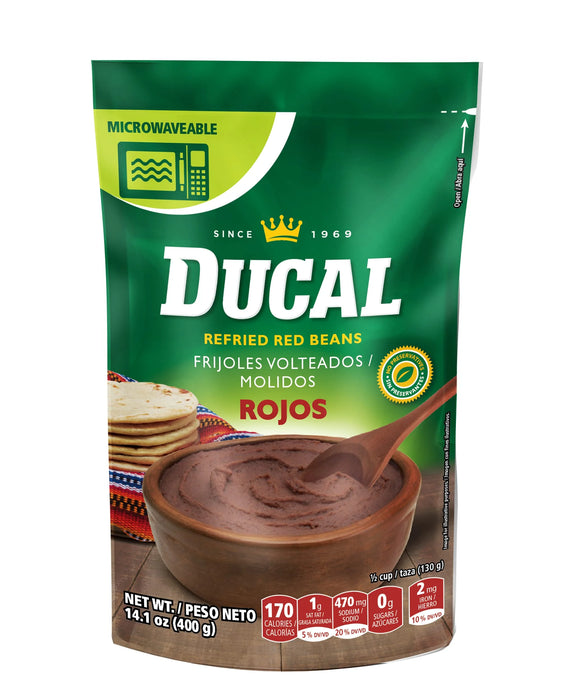 Ducal Red Refried Beans 14oz