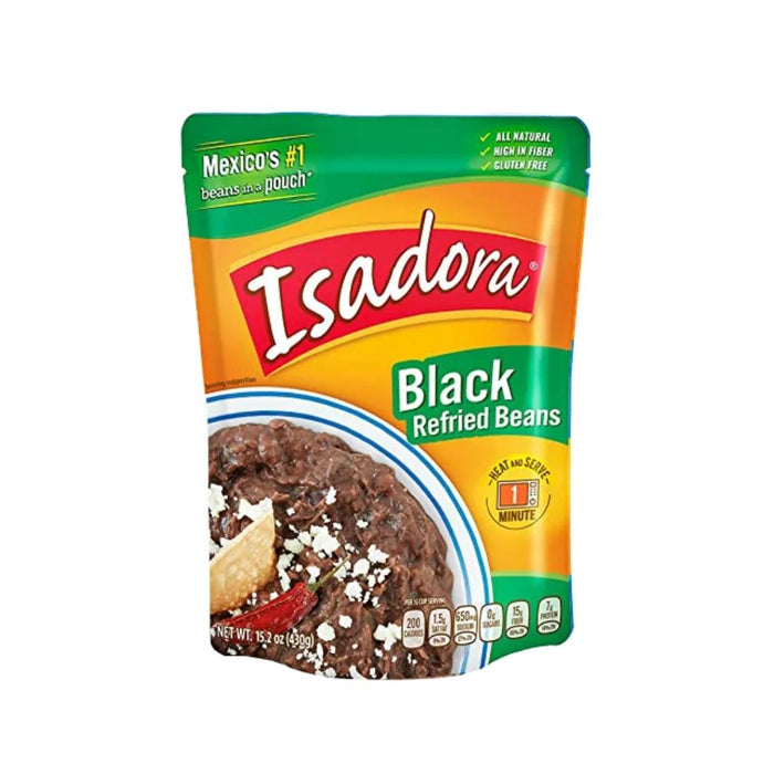 Isadora Black Refried Beans 15oz