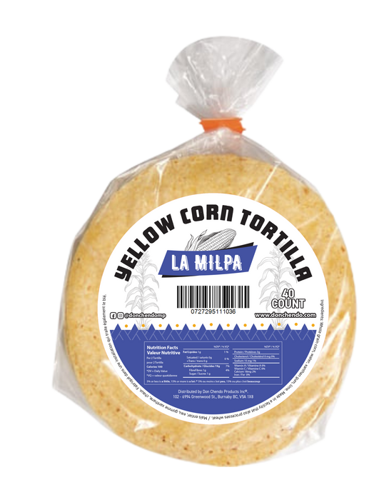 La Milpa Yellow Corn Tortillas 40ct