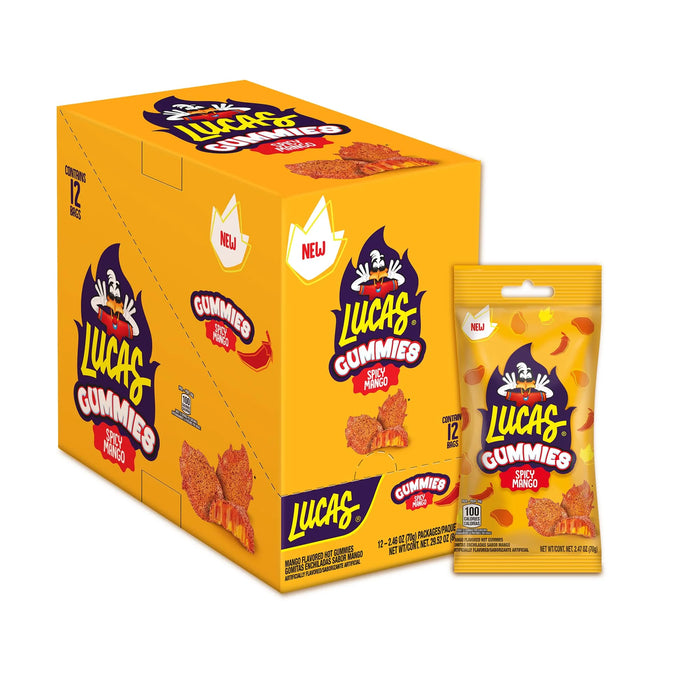Lucas Gummies Spicy Mango 12pcs