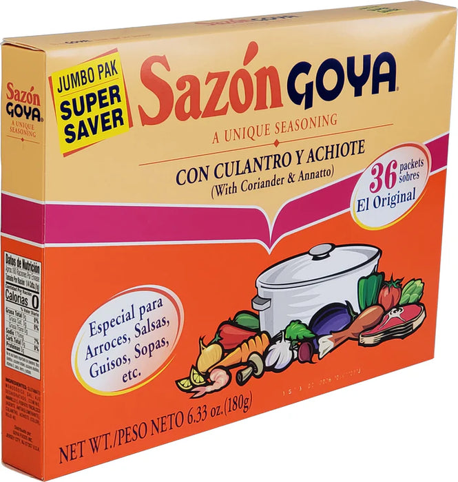 Sazon Goya Coriander & Annatto 36pk