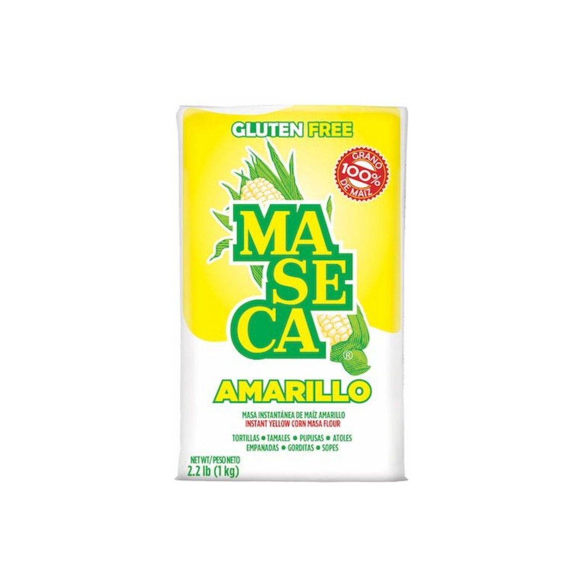 Maseca Instant Corn Flour Mix Yellow 1kg — El Mariachi Market