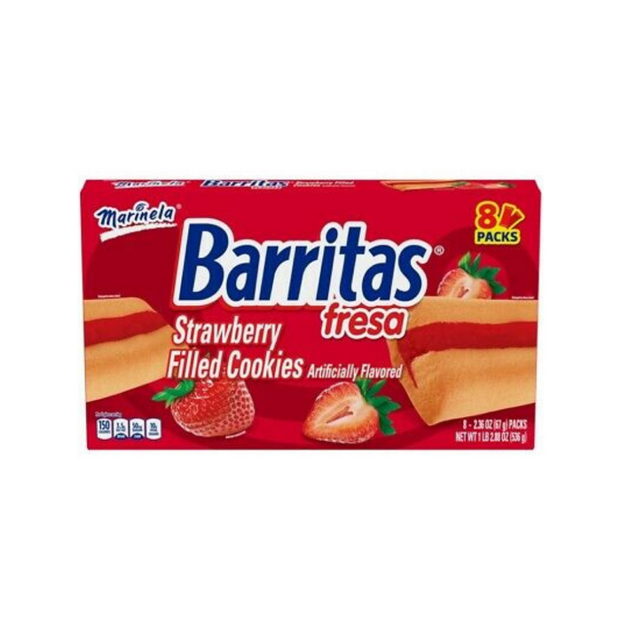 Marinela Barritas Strawberry 8 pack